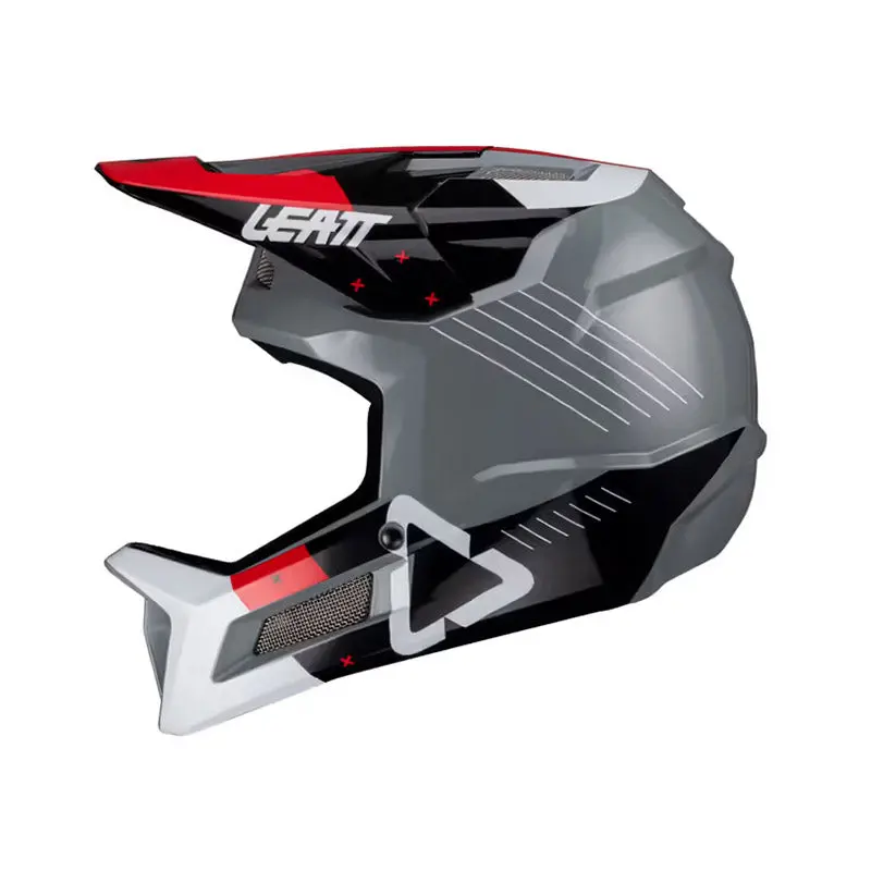 Leatt Mtb Gravity 2.0 Full Face Helmet - Titanium - 2023 2