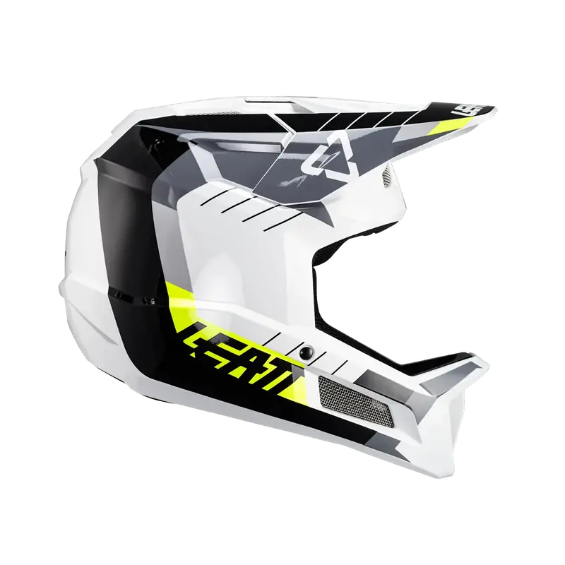 Leatt Mtb Gravity 2.0 Full Face Helmet - White-Black - 2024 3
