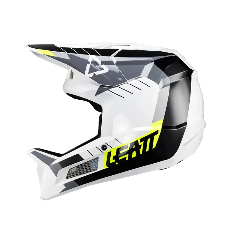 Leatt Mtb Gravity 2.0 Full Face Helmet - White-Black - 2024 4