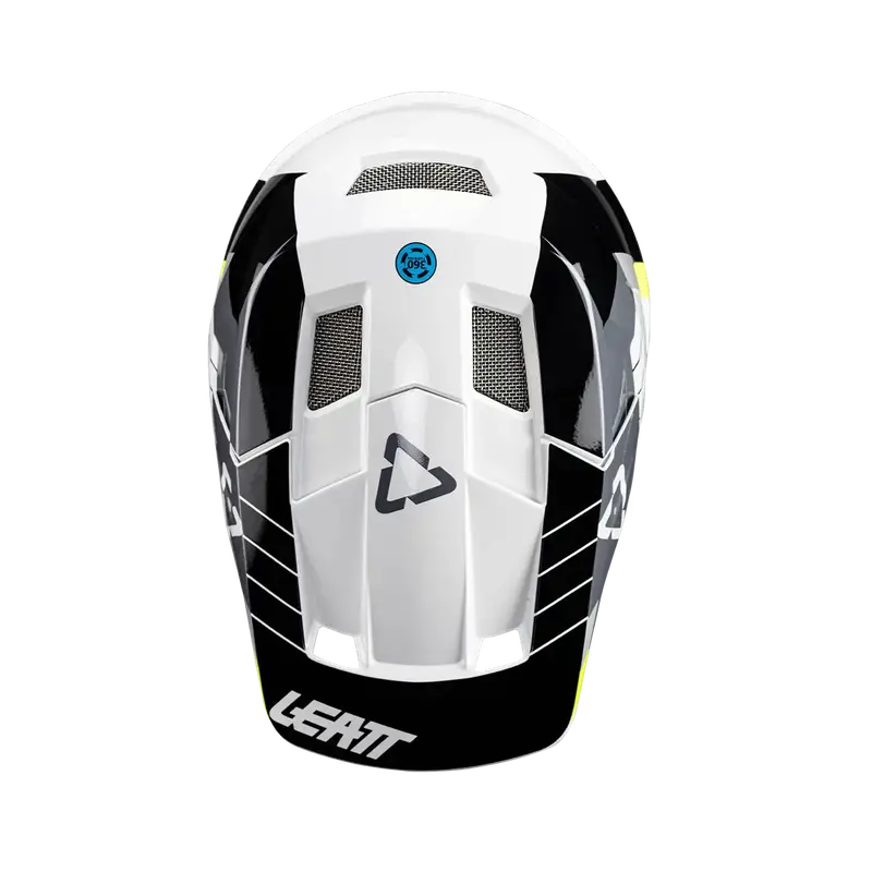 Leatt Mtb Gravity 2.0 Full Face Helmet - White-Black - 2024 5