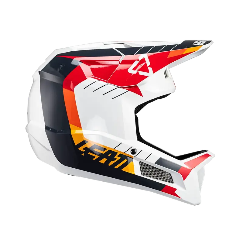 Leatt Mtb Gravity 2.0 Full Face Helmet - White-Red - 2024 3
