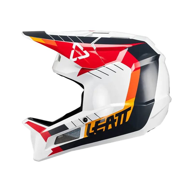Leatt Mtb Gravity 2.0 Full Face Helmet - White-Red - 2024 4
