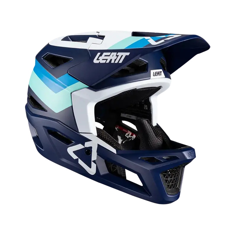 Leatt Mtb Gravity 4.0 Full Face Helmet - Blue - 2024 1