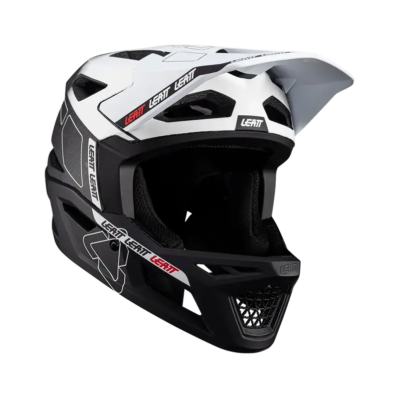 Leatt Mtb Gravity 6.0 Carbon Full Face Helmet - White - 2024 1