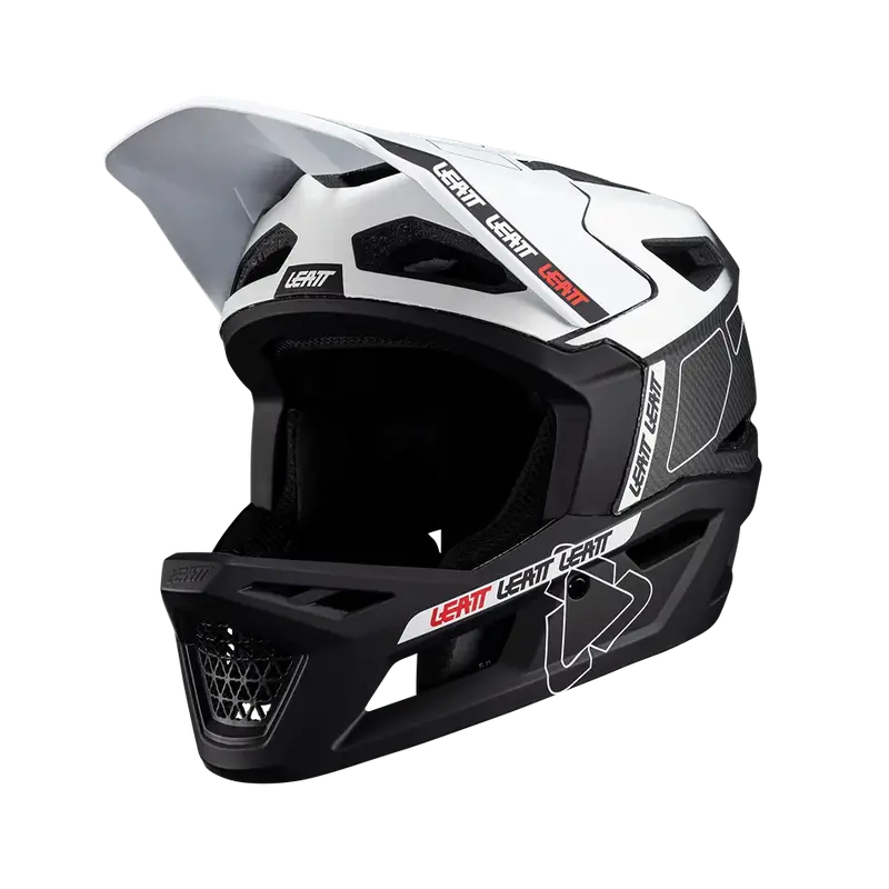 Leatt Mtb Gravity 6.0 Carbon Full Face Helmet - White - 2024 2