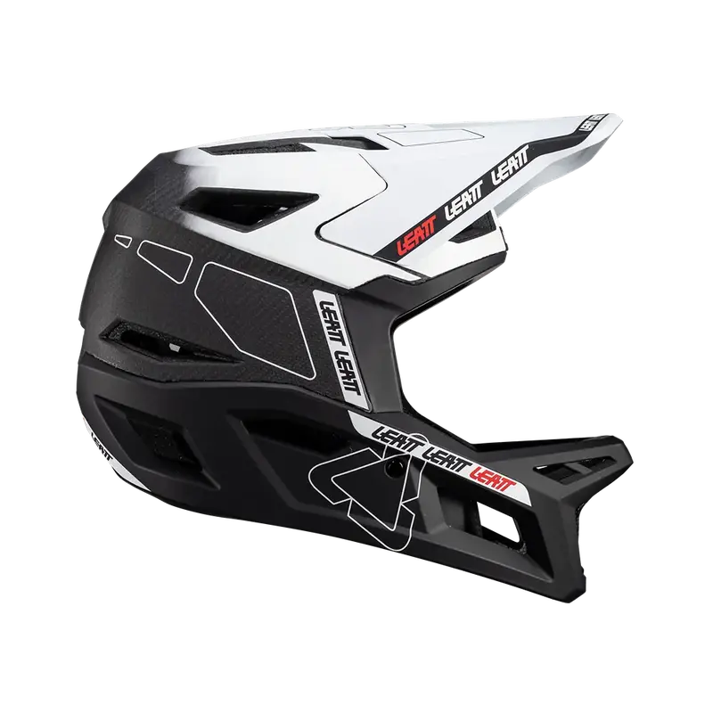 Leatt Mtb Gravity 6.0 Carbon Full Face Helmet - White - 2024 3