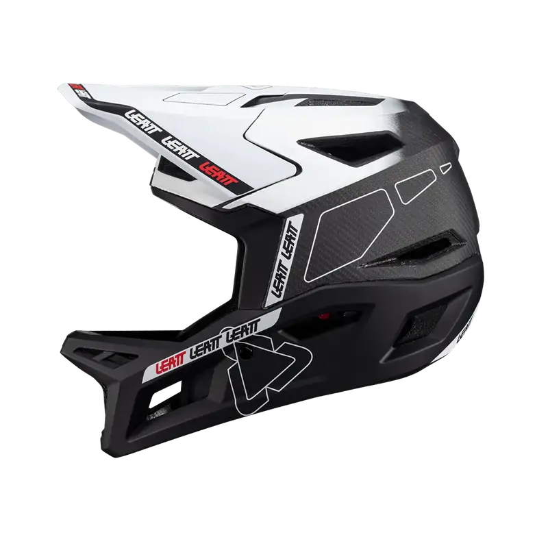 Leatt Mtb Gravity 6.0 Carbon Full Face Helmet - White - 2024 4