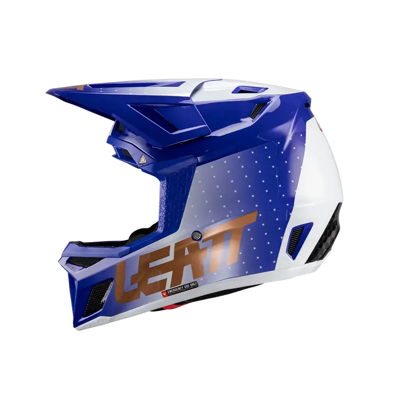 Leatt Mtb Gravity 8.0 Full Face Helmet - Ultrablue - 2024 3