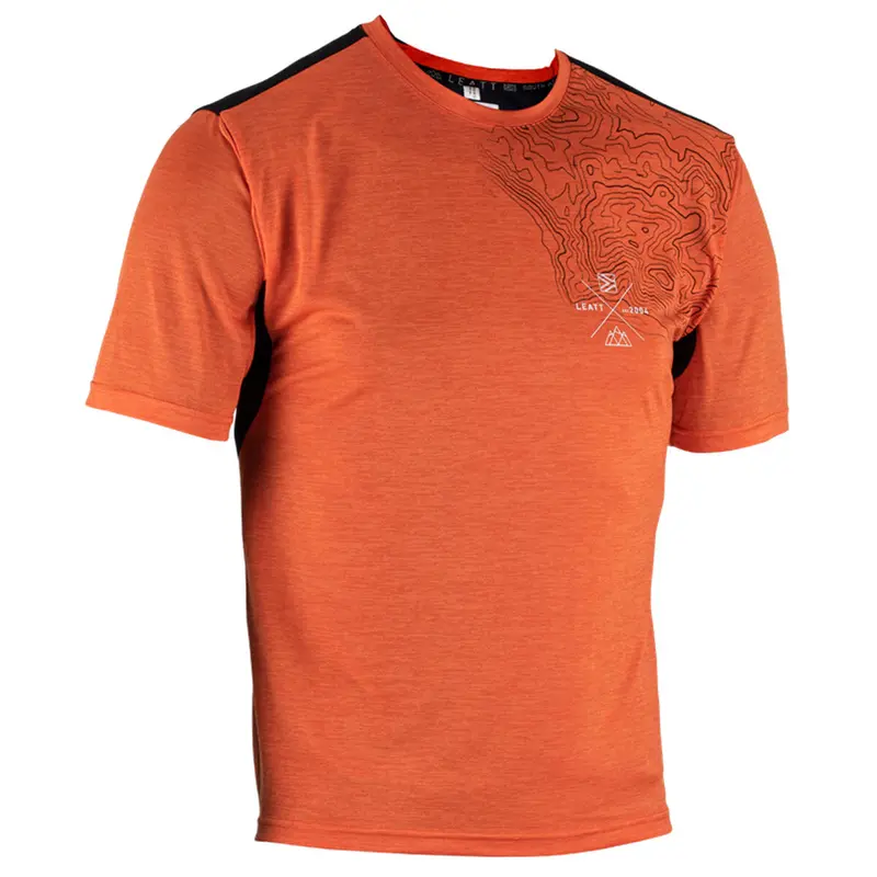 Leatt Trail 1.0 Short Sleeve Mtb Jersey - Flame - 2023 1