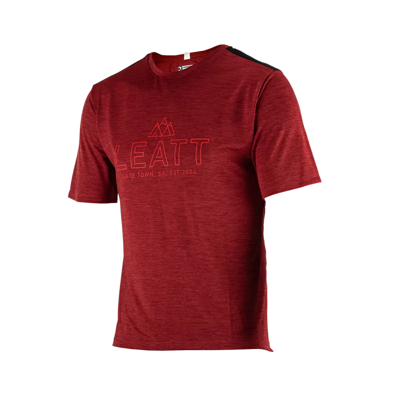 Leatt Trail 1.0 Short Sleeve Mtb Jersey - Lava - Prior Season 1