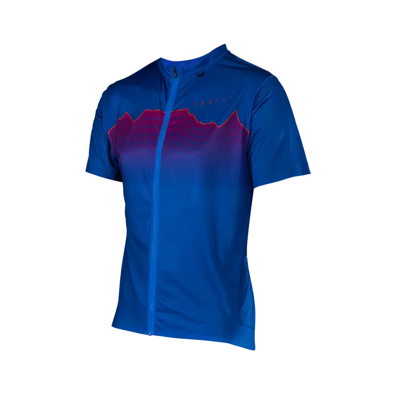 Leatt Trail 3.0 Short Sleeve Mtb Jersey - Blue - 2024 2