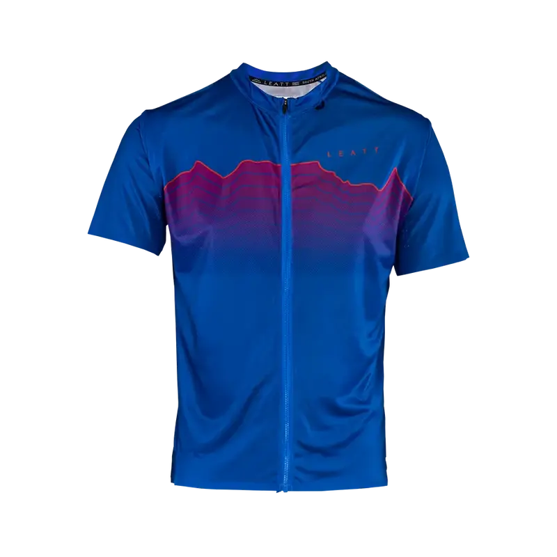Leatt Trail 3.0 Short Sleeve Mtb Jersey - Blue - 2024 3