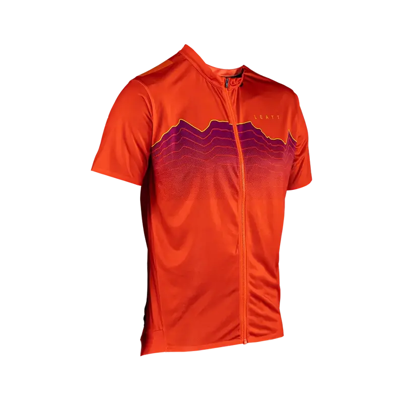 Leatt Trail 3.0 Short Sleeve Mtb Jersey - Glow - 2024 1