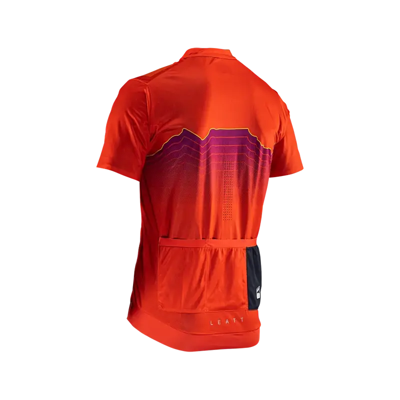 Leatt Trail 3.0 Short Sleeve Mtb Jersey - Glow - 2024 2