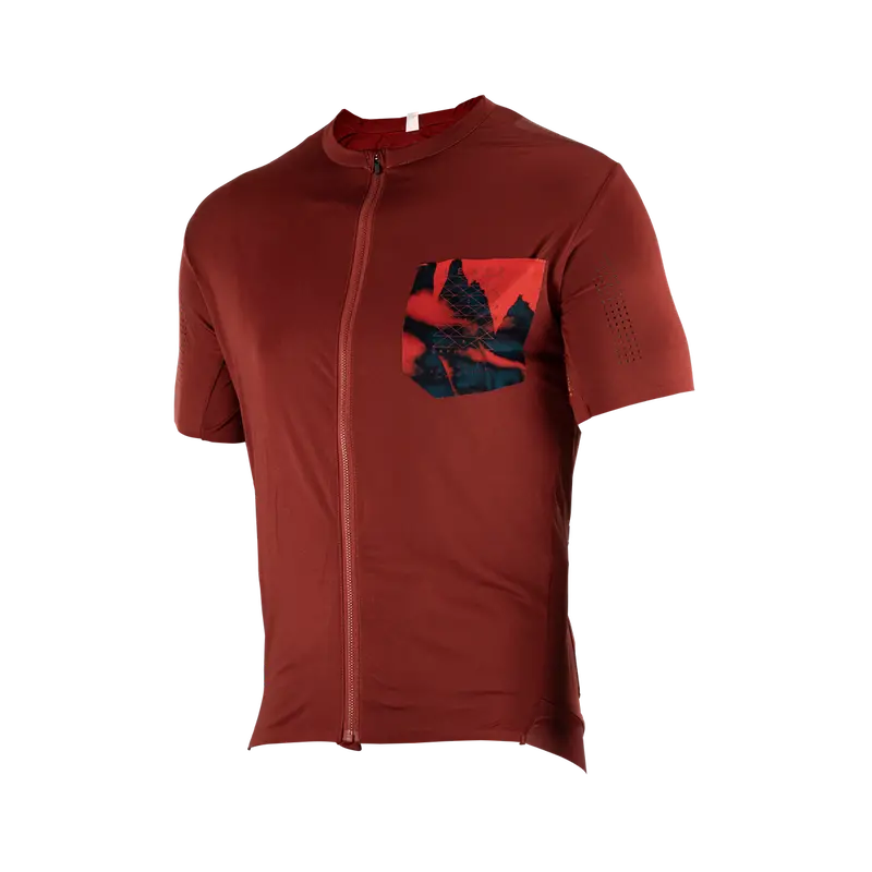 Leatt Trail 3.0 Short Sleeve Mtb Jersey - Lava - Prior Season 1