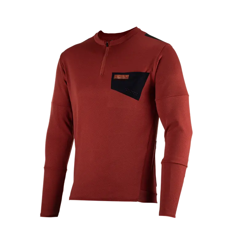 Leatt Trail 4.0 Long Sleeve Mtb Jersey - Lava - 2023 1