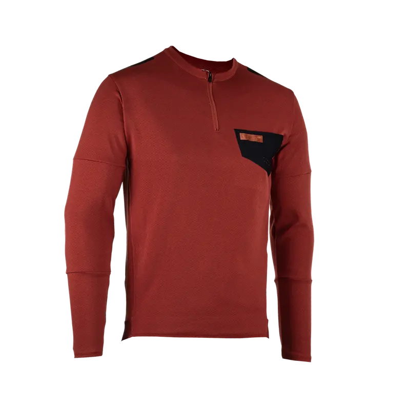 Leatt Trail 4.0 Long Sleeve Mtb Jersey - Lava - 2023 3