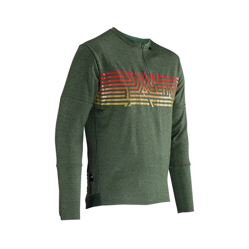 Leatt Trail 4.0 Long Sleeve Mtb Jersey - Spinach - 2024 1