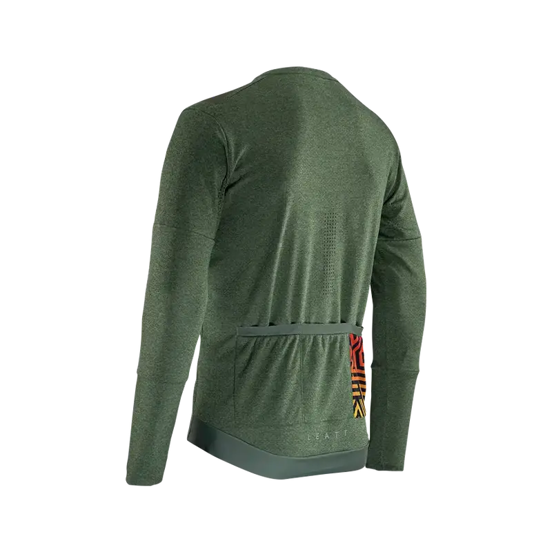 Leatt Trail 4.0 Long Sleeve Mtb Jersey - Spinach - 2024 3