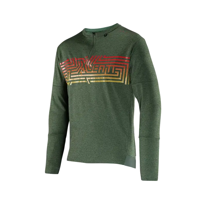 Leatt Trail 4.0 Long Sleeve Mtb Jersey - Spinach - 2024 4