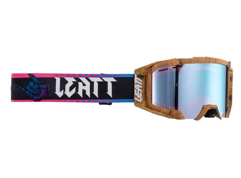 Leatt Velocity 5.0 Iriz Mtb Goggle - Woody-Blue 1