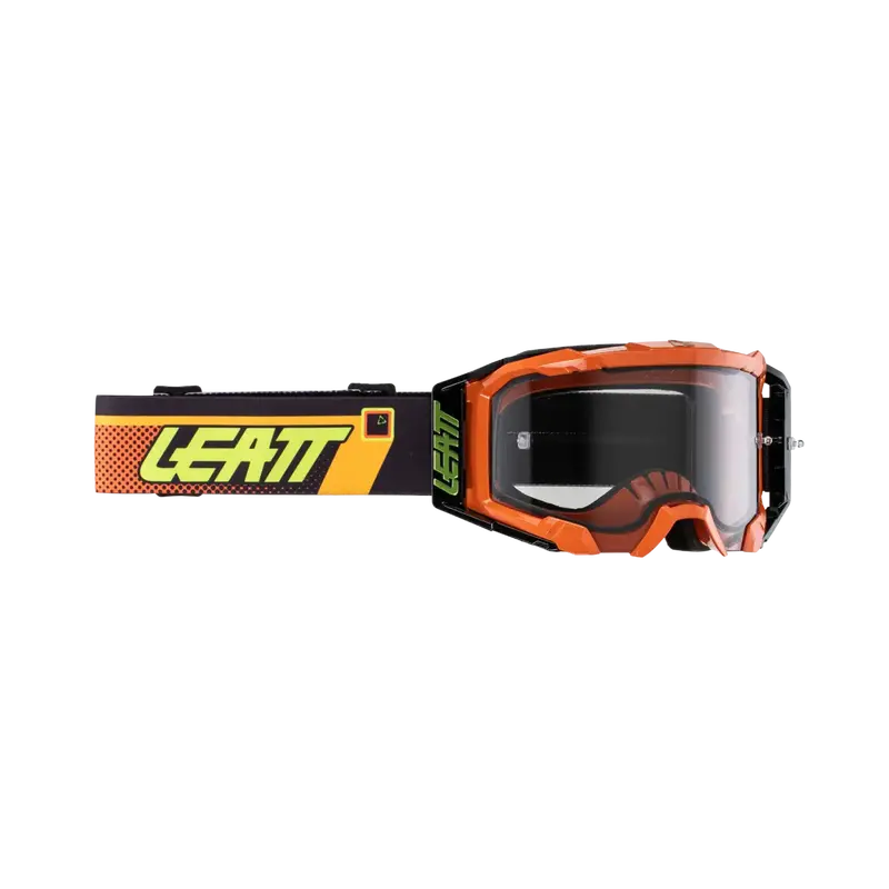 Leatt Velocity 5.5 Mtb Goggle - Citrus-Light Gray - 2024 1