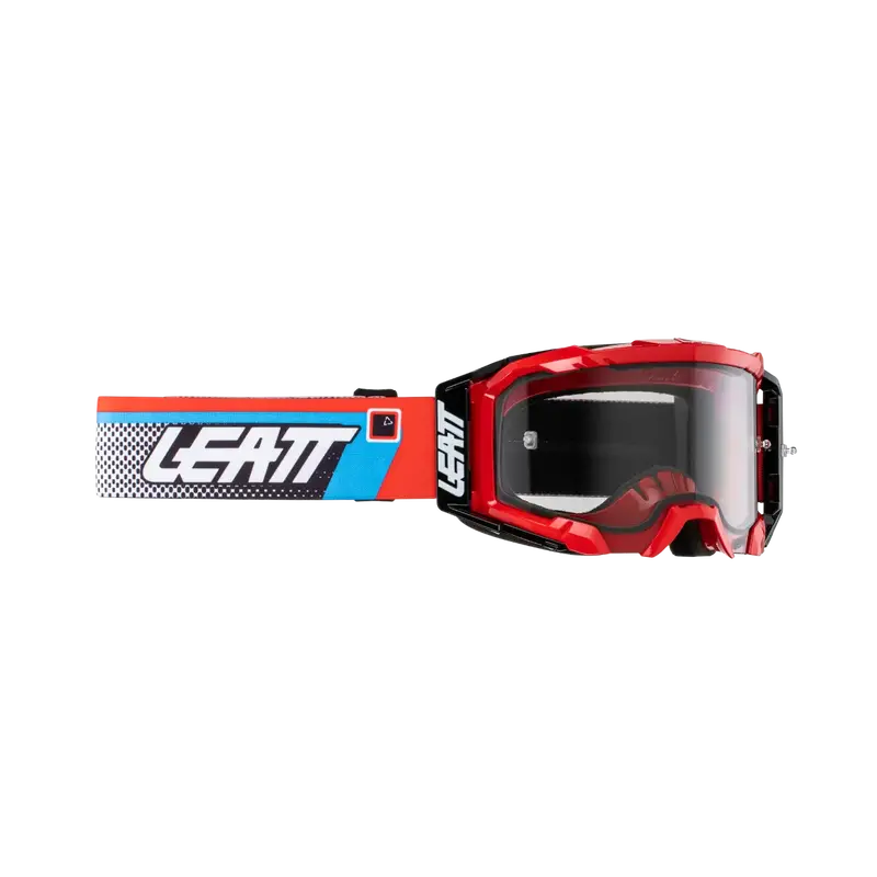 Leatt Velocity 5.5 Mtb Goggle - Red-Light Gray - 2024 1