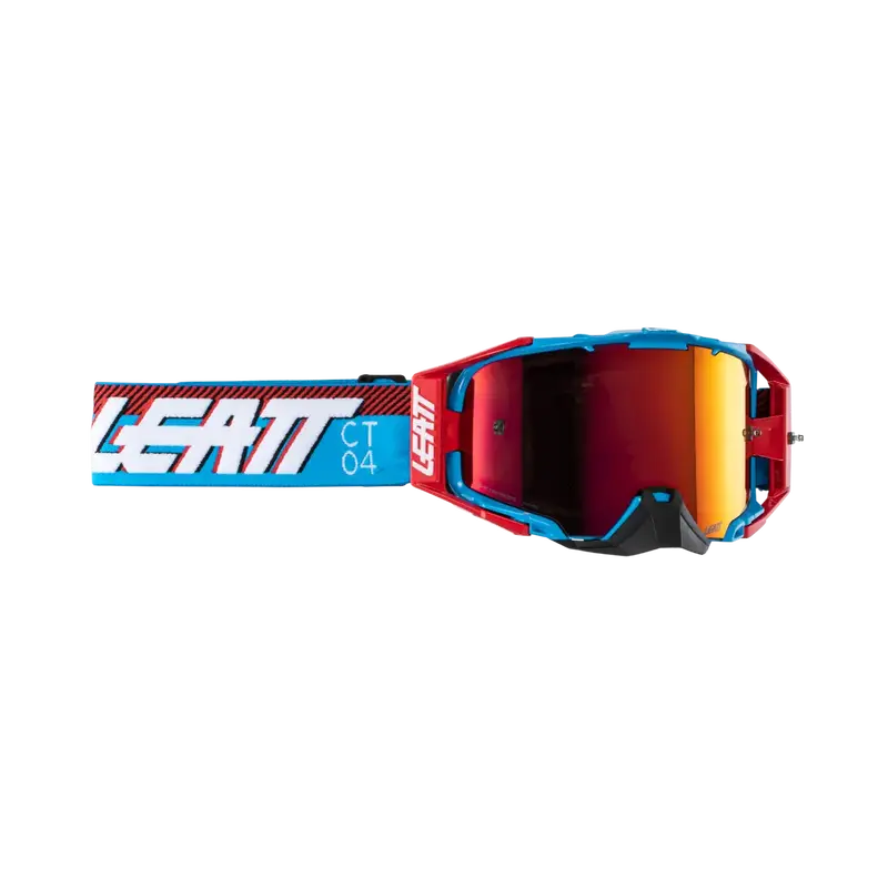 Leatt Velocity 6.5 Iriz Mtb Goggle - Cyan-Red - 2024 1