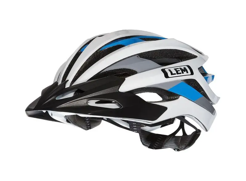Lem Gavia Road Bike Helmet - Blue-White 1