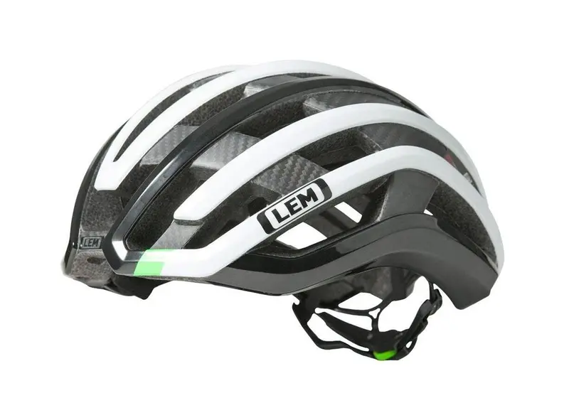 Lem Motivair Road Bike Helmet - Green-Black 1