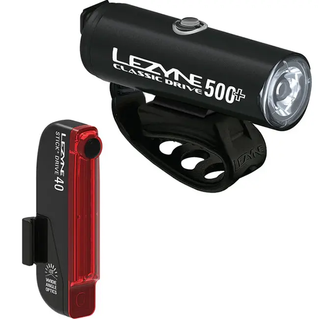 Lezyne Classic Drive 500+ / Stick+ Drive Light Set 1