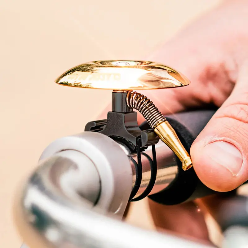 Lezyne Classic Shallow Brass Bell - Black 2
