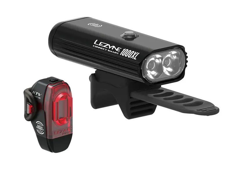 Lezyne Connect Smart 1000Xl/Ktv 75 Smart Light Set 1