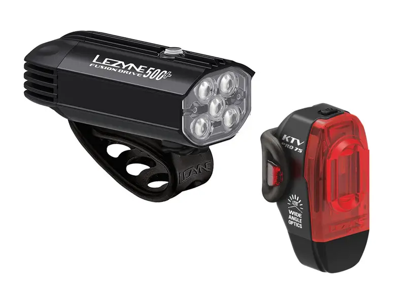 Lezyne Fusion Drive 500+ / Ktv Drive Pro+ Light Set 1