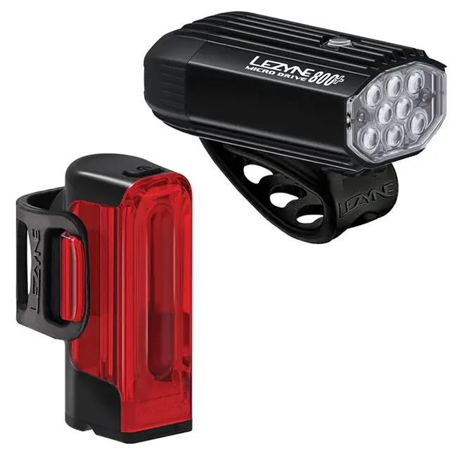 Lezyne Micro Drive 800+ / Strip Drive 300+ Light Set 1