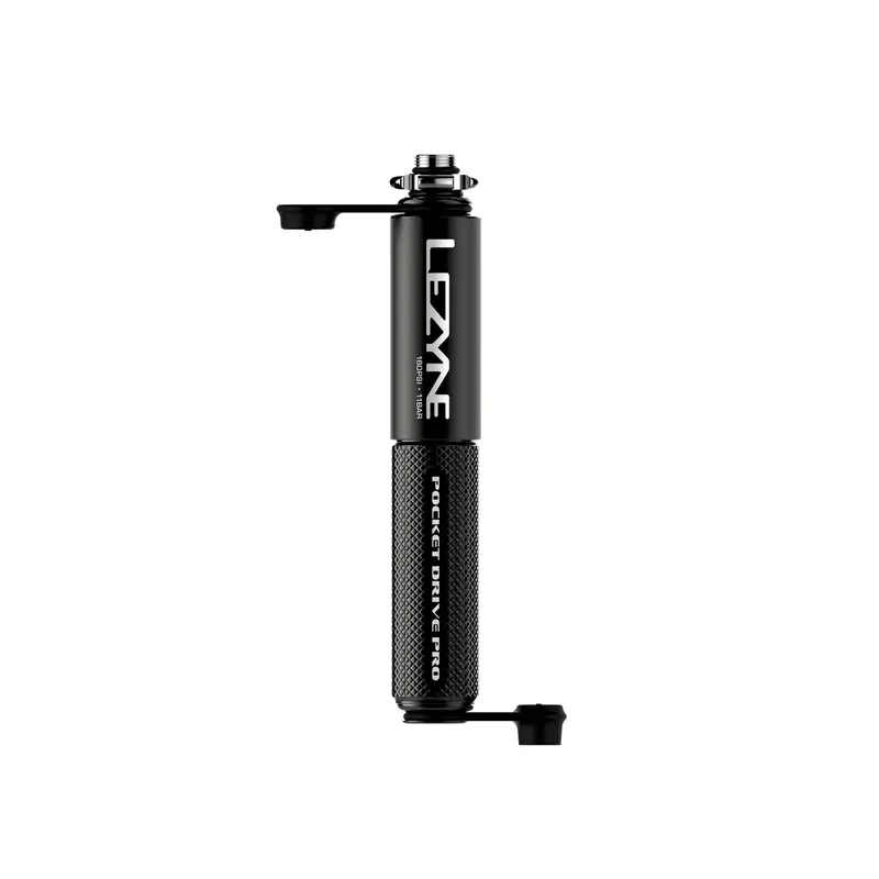 Lezyne Pocket Drive Pro Mini Pump - Matt Black 1