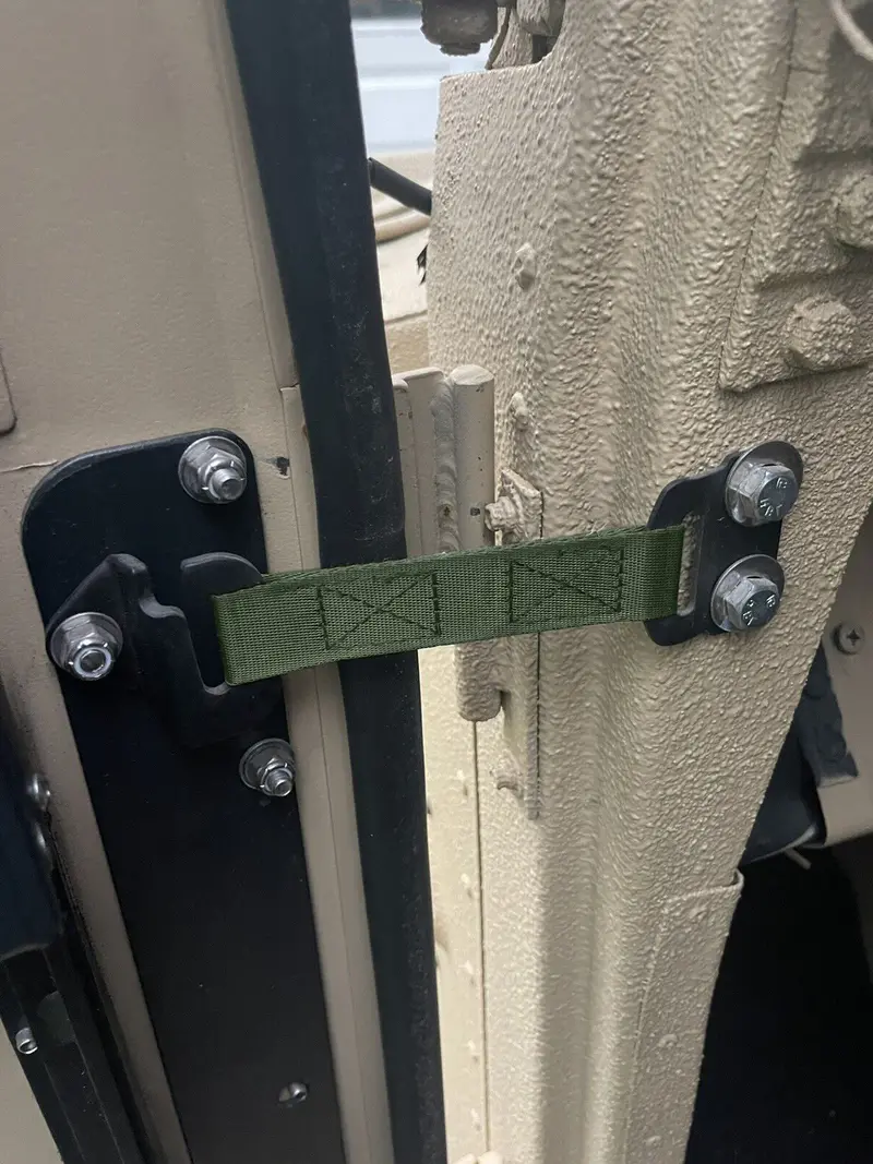 Lh Green X-Door Limiter Strap - Fits Humvee M998 Hmmwv Driver's Side Hummer 1
