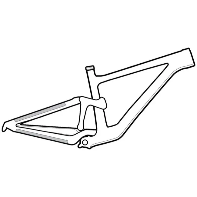 Lizard Skins Clear Protective Frame Wrap - Small 2