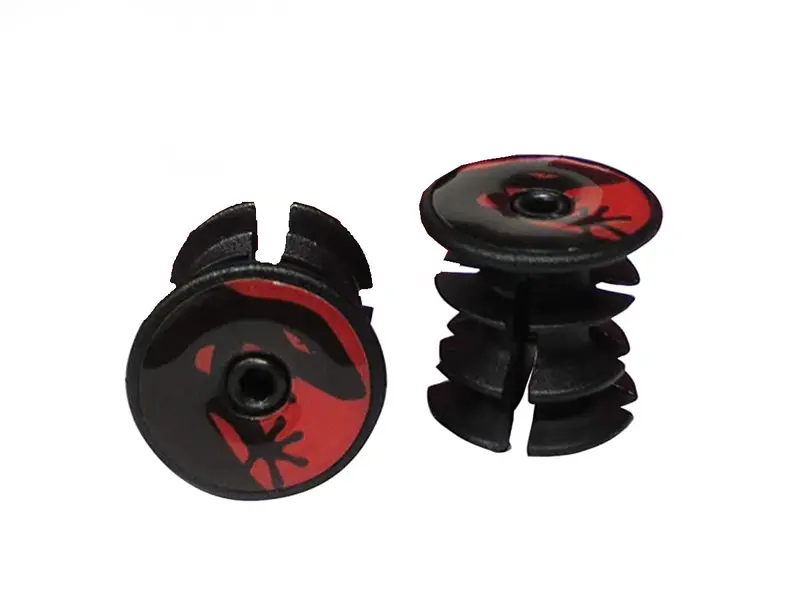 Lizard Skins Dsp Bar Tape Plugs - Crimson Red 1