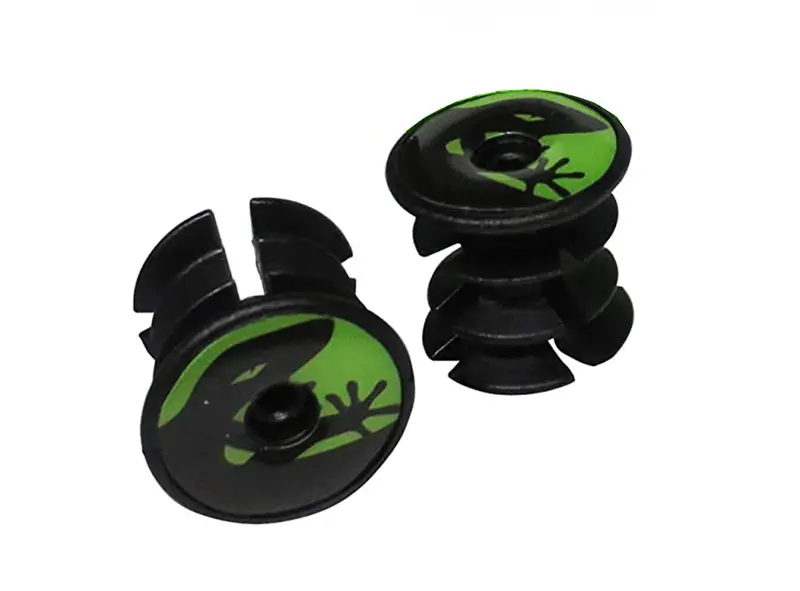 Lizard Skins Dsp Bar Tape Plugs - Hyper Green 1