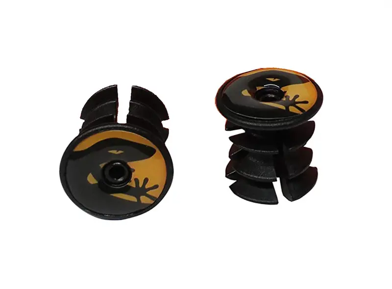 Lizard Skins Dsp Bar Tape Plugs - Tangerine Orange 1