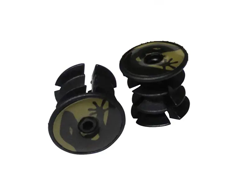 Lizard Skins Dsp Bar Tape Plugs - Vegas Gold 1