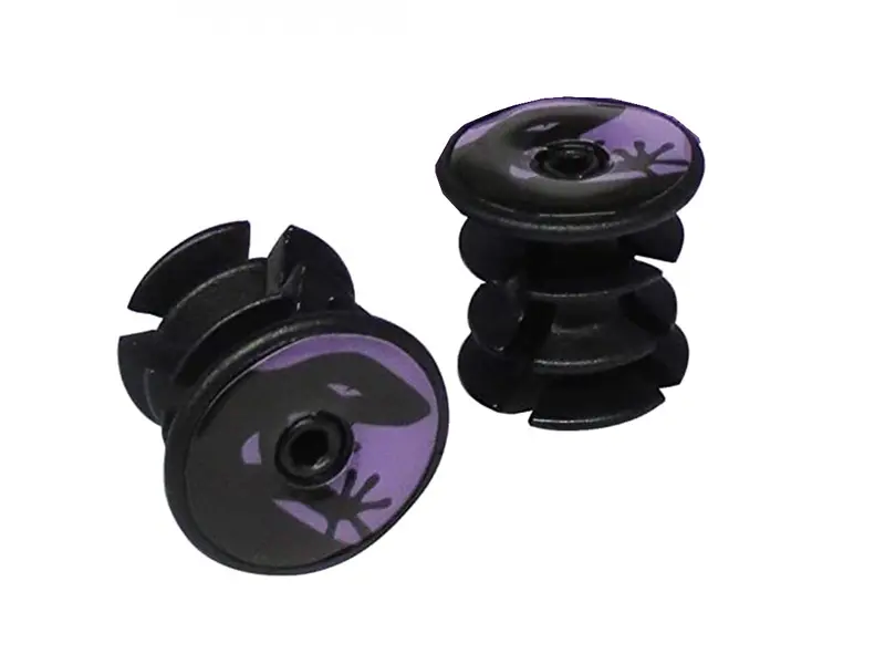 Lizard Skins Dsp Bar Tape Plugs - Violet Purple 1