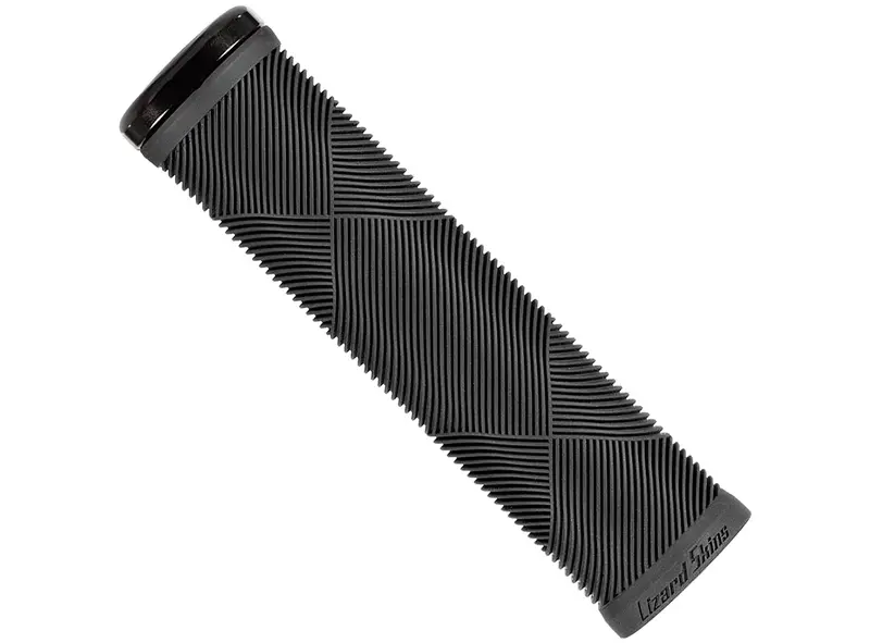 Lizard Skins Strata Lock On Mtb Grip - Jet Black 1