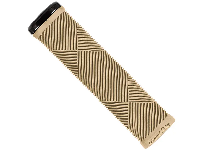 Lizard Skins Strata Lock On Mtb Grip - Sand Tan 1