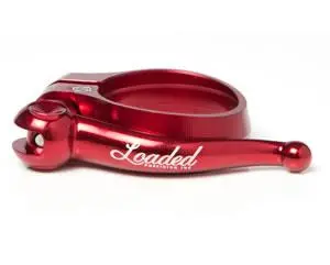 Loaded X-Lite Qr Seat Clamp - Ti Bolt - Red 1