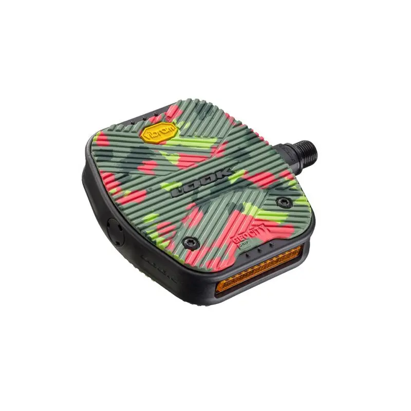 Look Geo City Grip Flat Pedals - Camo 1