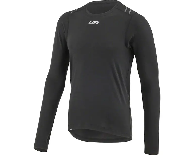 Louis Garneau 2004 Long Sleeve Base Layer - Black 1