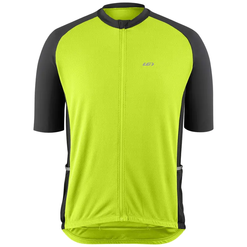 Louis Garneau Connection 4 Short Sleeve Road Jersey - Bright Yellow - 2022 1