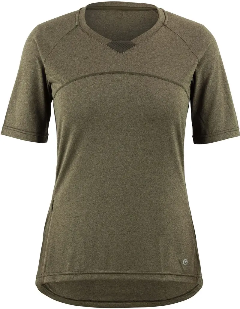 Louis Garneau Hto 3 Short Sleeve Mtb Jersey - Womens - Forest Night 1